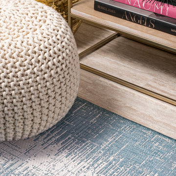 Scandi Minimalist Border Indoor/outdoor Area Rug